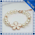 AAA 8-9MM China style flower pearl barcelet for ladies PB087
